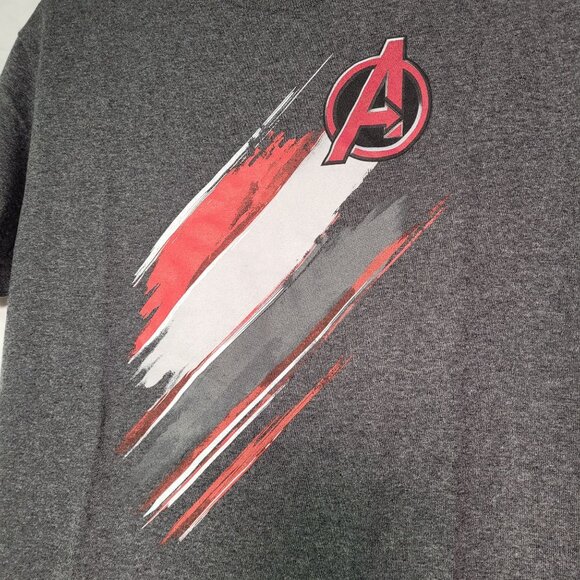 Marvel Avengers Age Of Ultron Graphic T-Shirt Gray Short Sleeve Size 18 - Picture 3 of 7